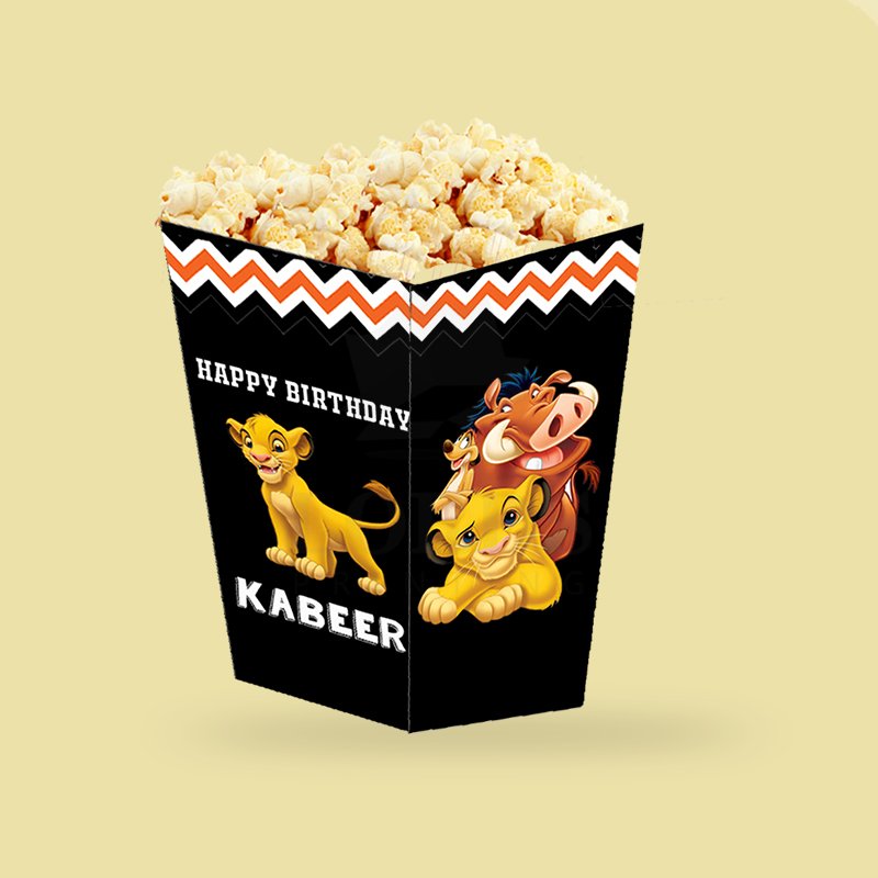 Custom Printed Pop Corn Boxes with Logo | Lords Printing